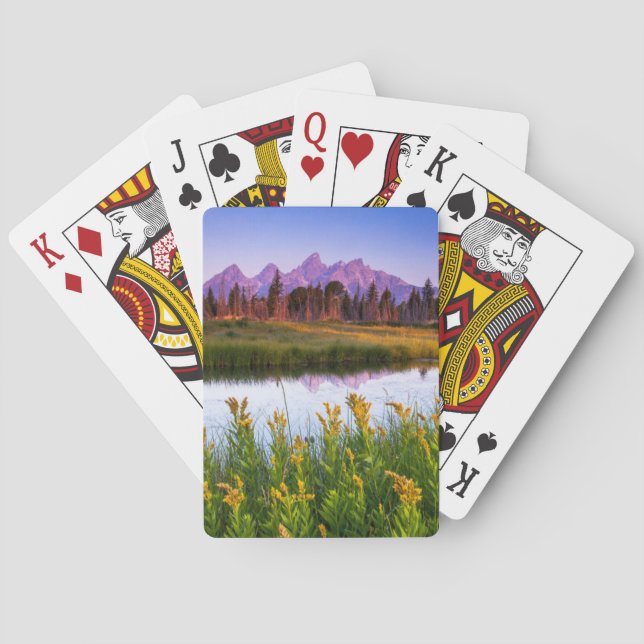 Teton soluppgång casinokort (Baksidan)