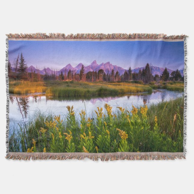 Teton soluppgång filt (Framsidan)