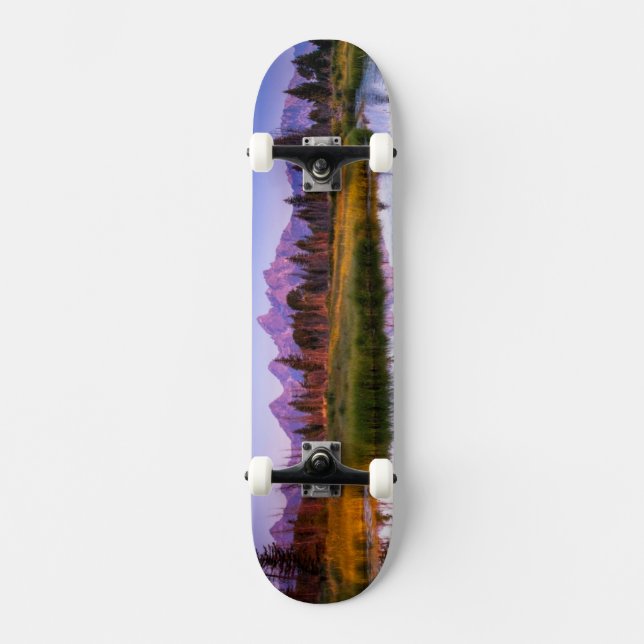 Teton soluppgång skateboard bräda 21,5 cm (Framsida)