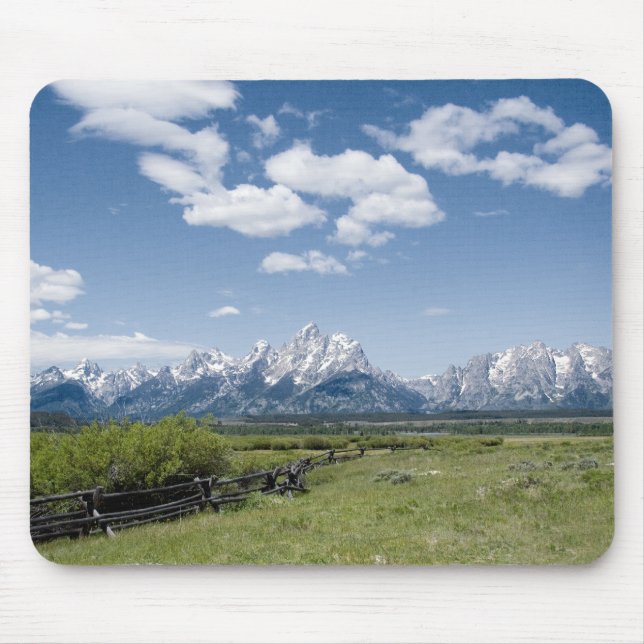 Teton staket Mousepad Musmatta (Framsidan)
