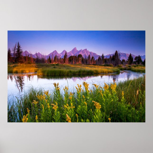 Teton Sunrise Poster (Framsidan)