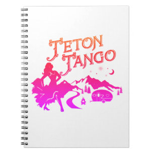 Teton Tangoanteckningsbok Anteckningsbok Med Spiral