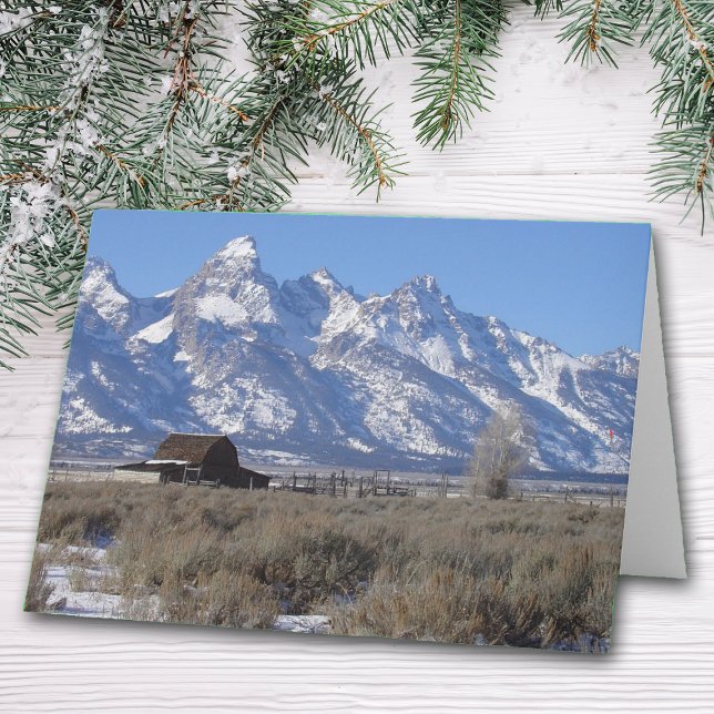 Teton Winter-julkort Helgkort (Skapare uppladdad)