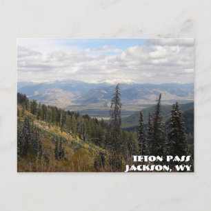 tetonpass, Teton Pass, Jackson, WY Vykort
