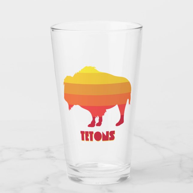 Tetons Bison Glaskopp (Framsida)