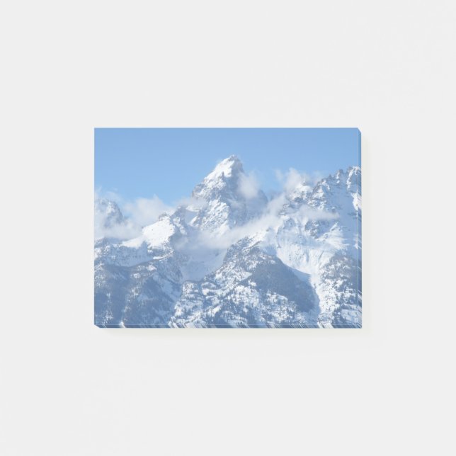 Tetons och moln post-it block (Framsida)