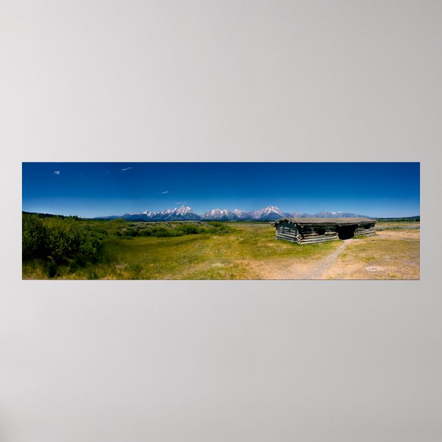 Tetons Panorama Poster (Framsidan)