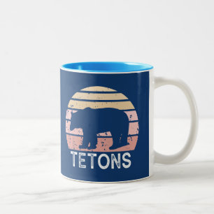 Tetons Retro Bear Två-Tonad Mugg