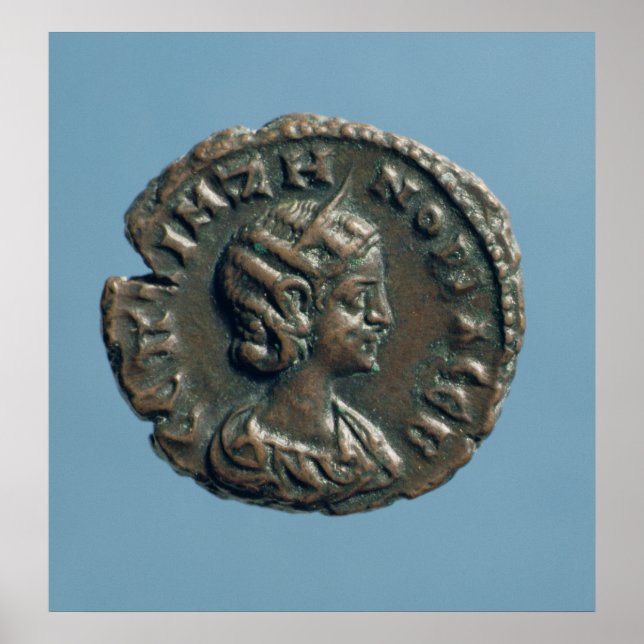 Tetrachm of Zenobia, Queen of Palmyra Poster (Framsidan)