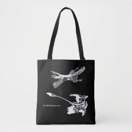 'Tetrapteryx' & Microraptor Tote Bag Tygkasse