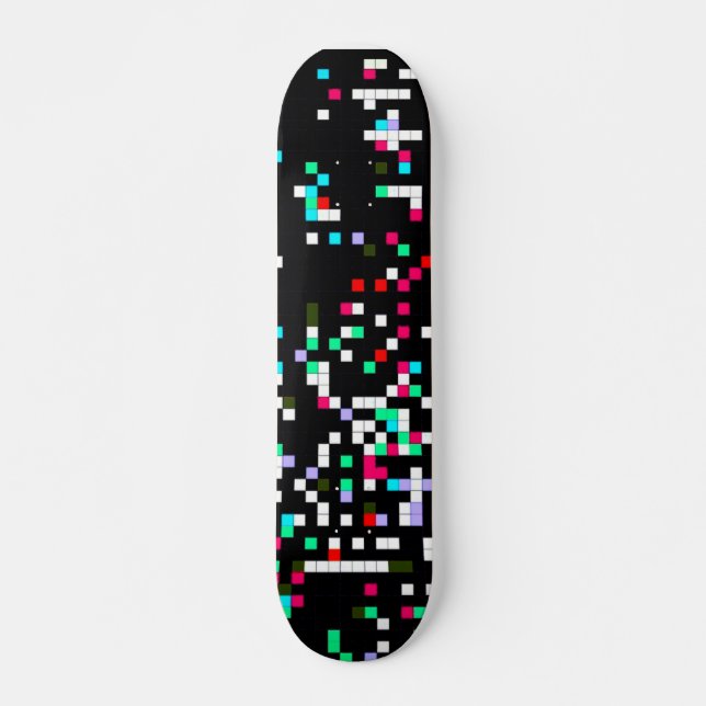 Tetris #1 skateboard bräda 20,5 cm (Framsida)