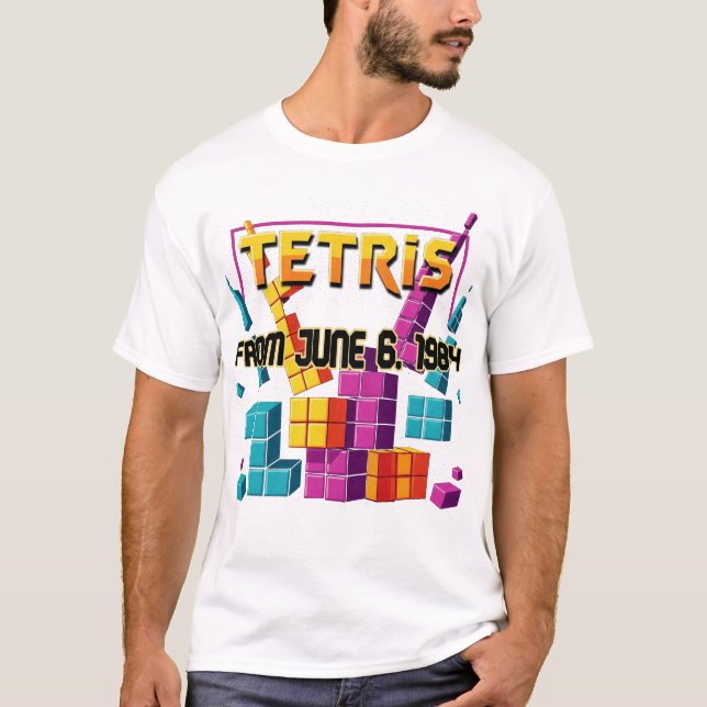 Tetris Anniversary T Shirt (Framsida)