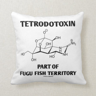 Tetrodotoxindel av det Fugu fiskterritoriet Kudde