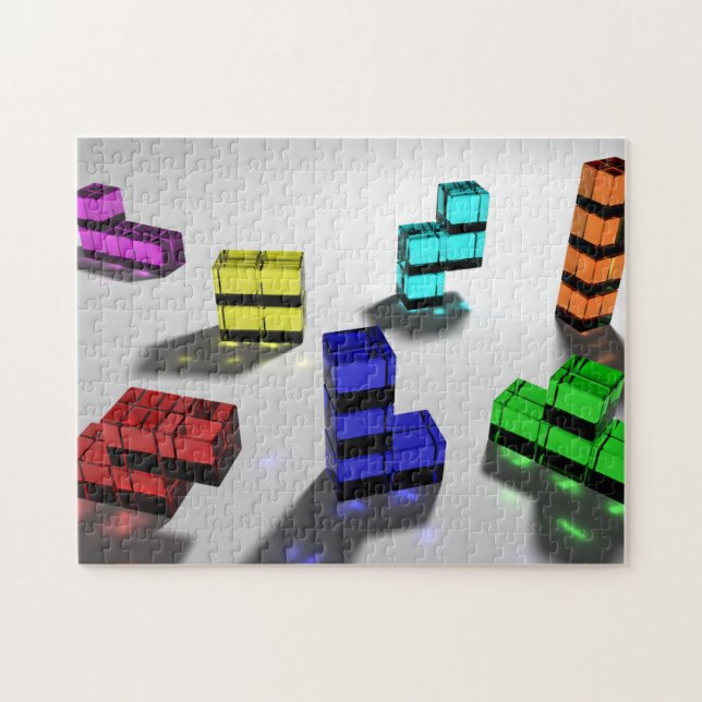 Tetrominoes pussel (Horisontell)