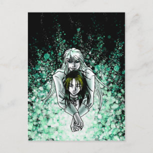 Tetsu och Tadashi Postcard Vykort
