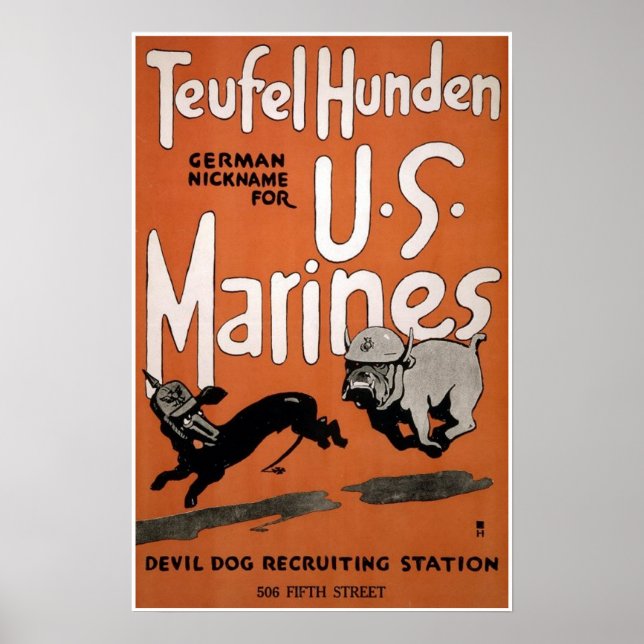 Teufel Hunden Poster (Framsidan)