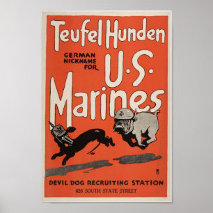 Teufel Hunden Poster