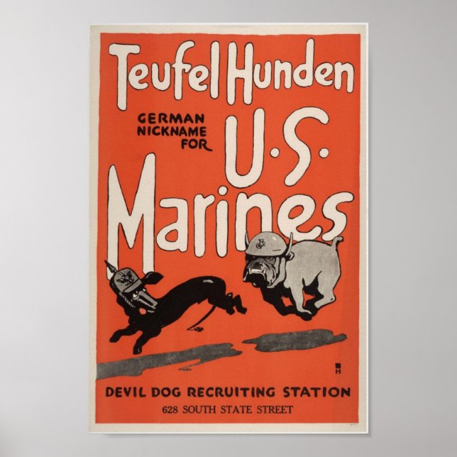 Teufel Hunden Poster (Framsidan)