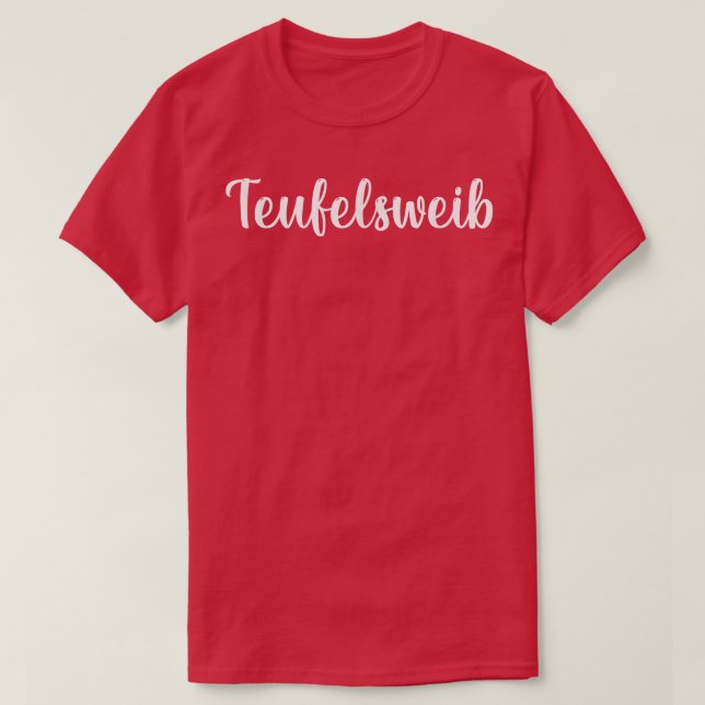 Teufelsweib, Fairy Grunge, Naughty Women Taffe Lad T Shirt (Design framsida)