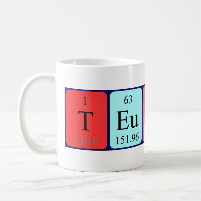 Teunis Periois bord namn mugg (Vänster)