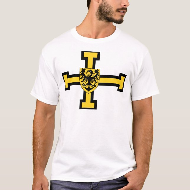 Teutonic beställa flagga t-shirt (Framsida)