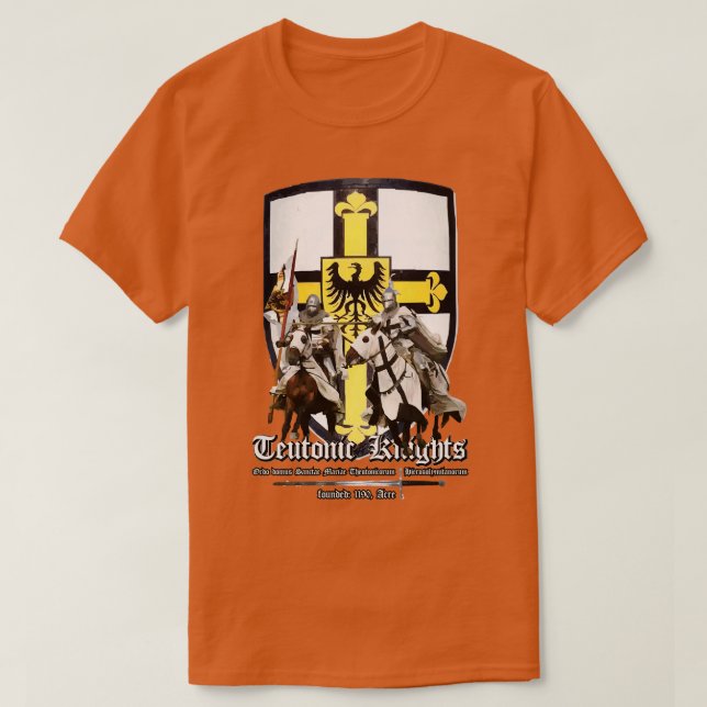Teutonic Knight T Shirt (Design framsida)