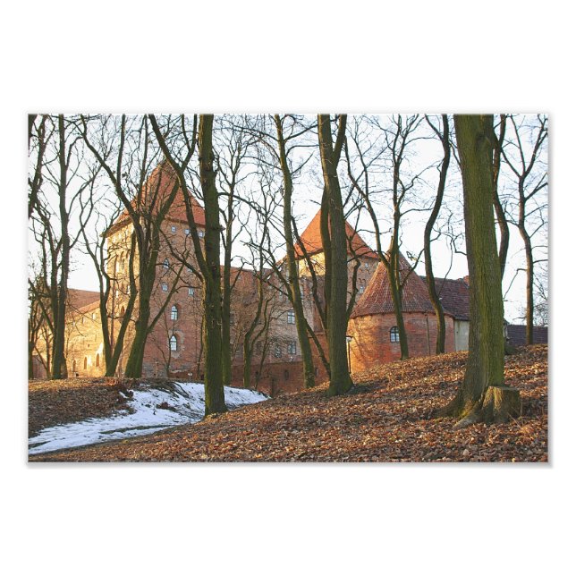 Teutonic Order castle Neidenburg - Photo Fototryck (Framsidan)