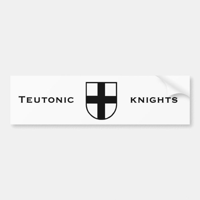 Teutonic riddarebildekal bildekal (Framsidan)