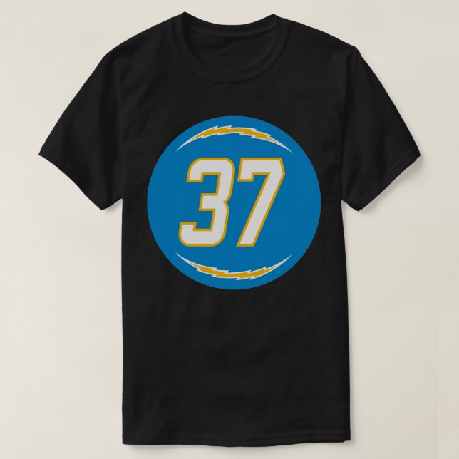 Tevaughn Campbell nummer 37 Jersey Los Angeles Cha T Shirt (Design framsida)