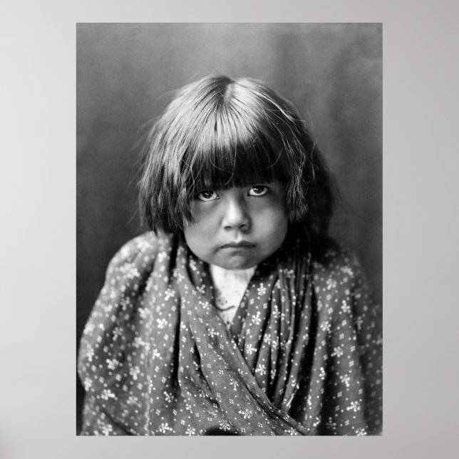 Tewa Indian Child, 1905 Poster (Framsidan)