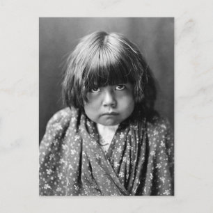 Tewa Indian Girl, 1905 Vykort