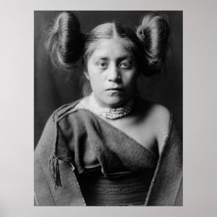 Tewa Indian Maiden, tidigt 1900-talet Poster