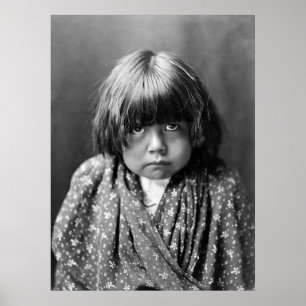 Tewa indiska Barn, 1905 Poster