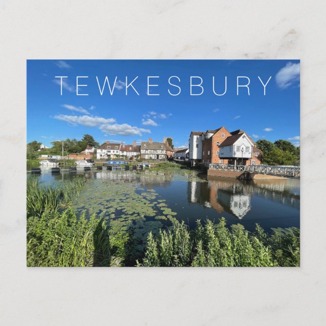 Tewkesbury Helg Vykort (Framsida)
