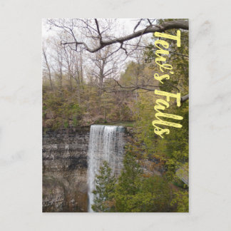 Tews Falls Hamilton Ontario Canada Postcard Vykort