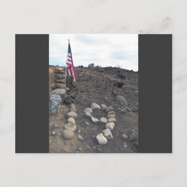 Tex och Joy Honoring the Granite Mountain Hotshot Vykort (Framsida)