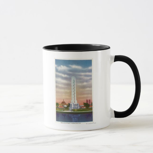 Texacos giant Thermometer Mugg (Höger)