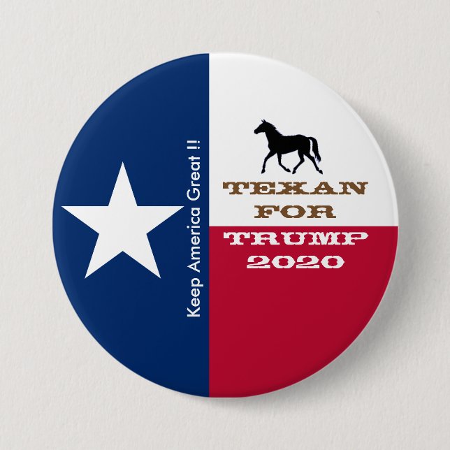 Texan för trumf 2020 knapp (Framsida)