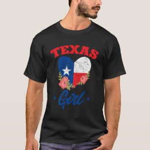 Texan Lone Star State Funny Texas Girl T Shirt
