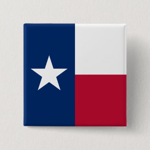 Texan Lone Star Statlig flagga i Texas Knapp