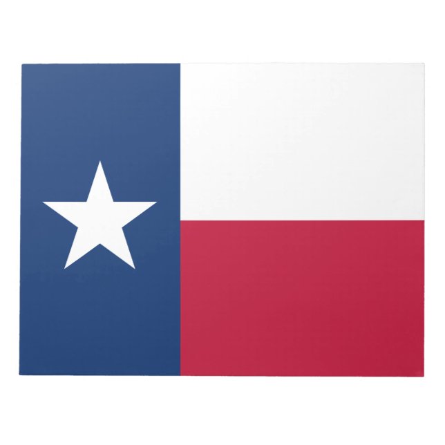 Texan Statlig flagga (Texas) Anteckningsblock (Framsida)