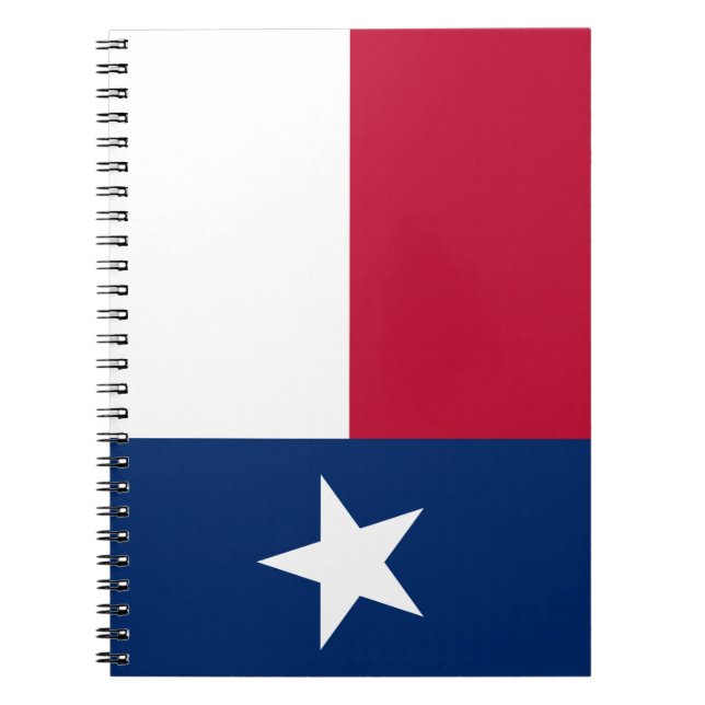 Texan Statlig flagga (Texas) Anteckningsbok (Framsidan)