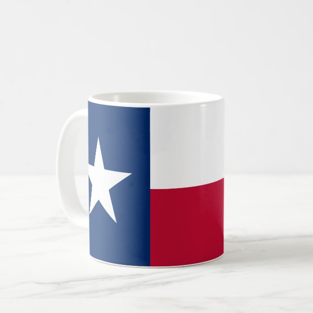 Texan Statlig flagga (Texas) Kaffemugg (Framsida vänster)