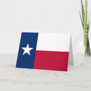 Texan Statlig flagga (Texas) Kort
