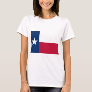 Texan Statlig flagga (Texas) T Shirt