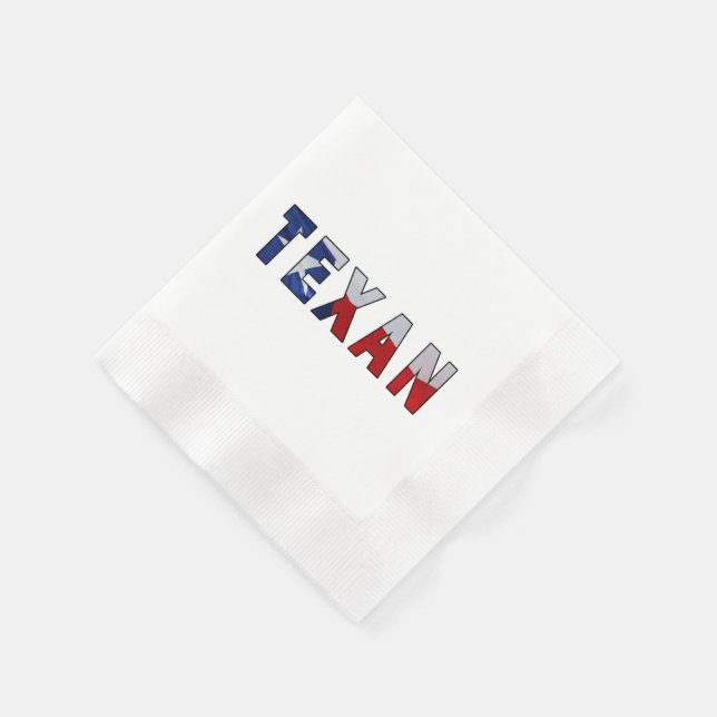 Texan Wave Flagga Pappersservett (Hörn)