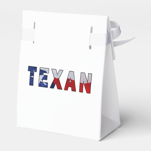 Texan Wave Flagga Presentaskar (Baksidan Sidan)