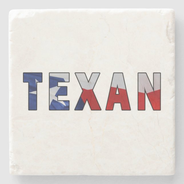 Texan Wave Flagga Stenunderlägg (Framsidan)