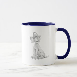 Texan Weimaraner Mugg