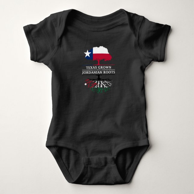 Texanen som är fullvuxen med jordanier, rotar t shirt (Framsida)